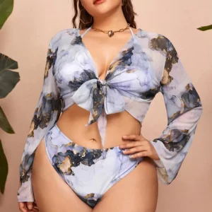 Impression Sexy – Ensemble 3 Pièces Grande Taille