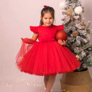 Eva - Robe de cérémonie en tulle pour fille