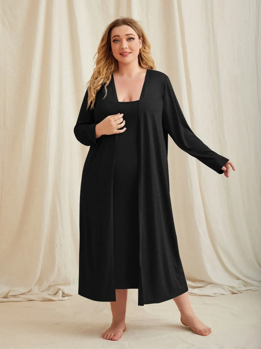 Ensemble Nuisette et Kimono Grande Taille – Image 4