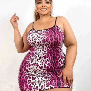 Nuisette Grande Taille Imprimé Léopard