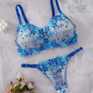 Lingerie Sexy Grande Taille Bleu