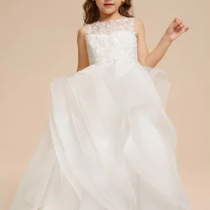 Robe Ivoire Dentelle