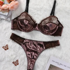Lingerie Satin Dentelle Grande Taille