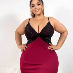 Nuisette Sexy Grande Taille avec Armature