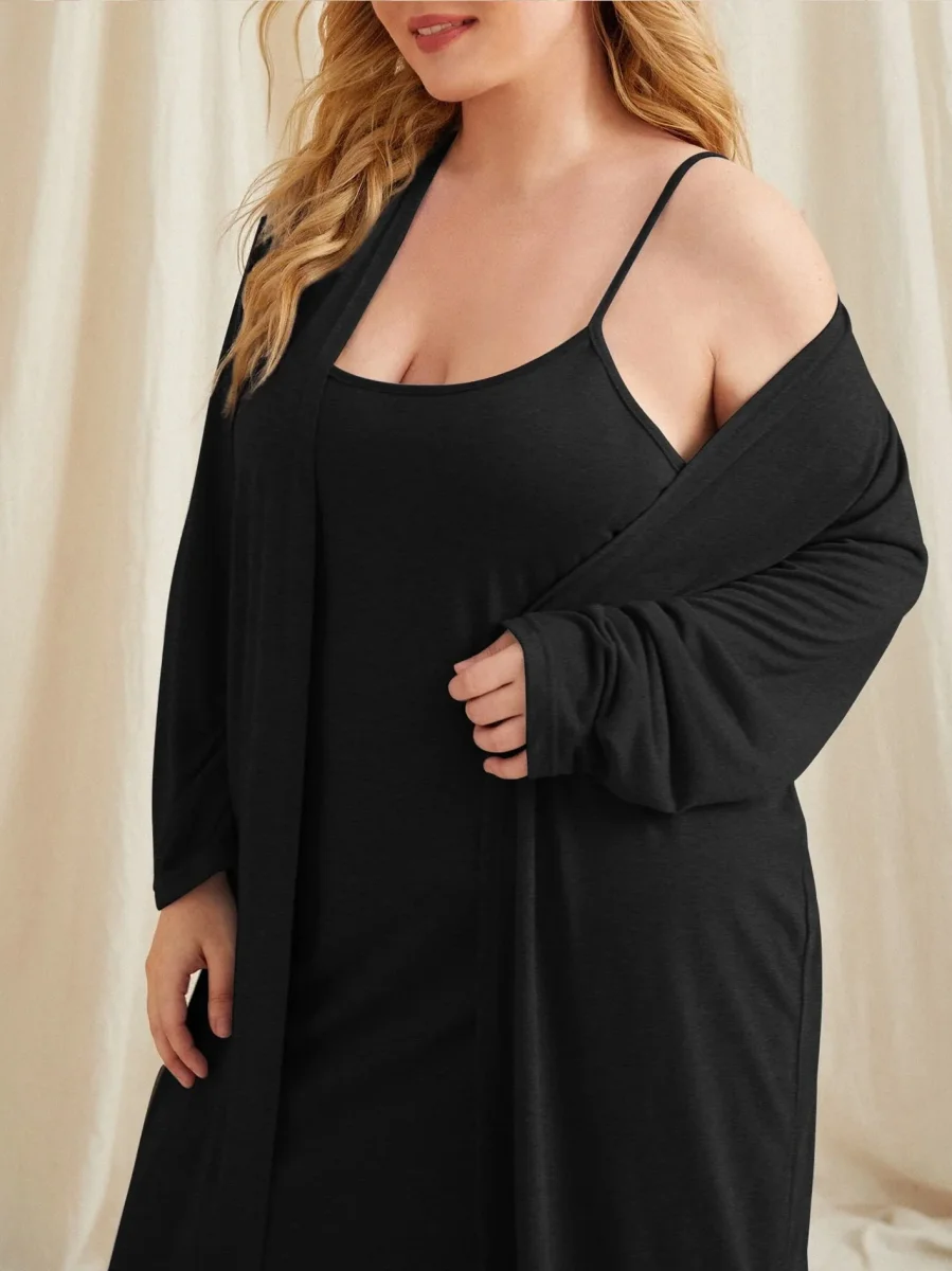 Ensemble Nuisette et Kimono Grande Taille – Image 6
